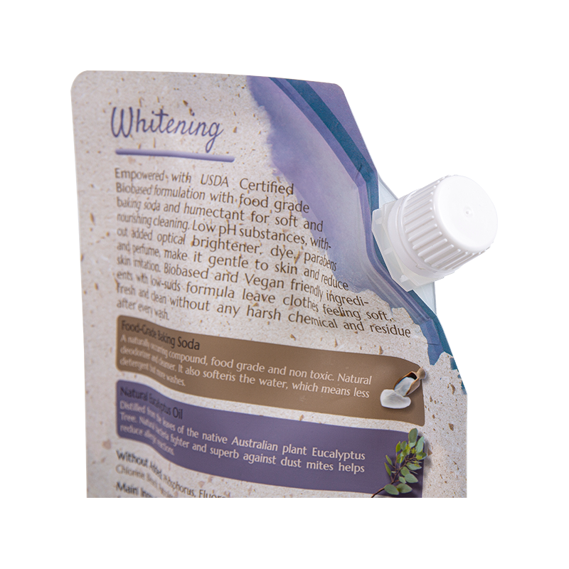 ถุงน้ำยาซักผ้า Spout Pouch พร้อมประสิทธิภาพการปิดผนึก ถุงน้ำยาซักผ้า Spout Pouch พร้อมประสิทธิภาพการปิดผนึก