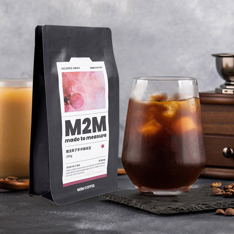 ถุงบรรจุภัณฑ์กาแฟ 250 กรัม 500 กรัม 1 กก. พร้อมฉลากสติ๊กเกอร์