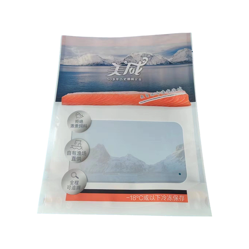 ถุงอาหารทะเลแช่แข็ง Barrier สูง ถุงอาหารทะเลแช่แข็ง Barrier สูง